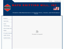 Tablet Screenshot of mayoknitting.com
